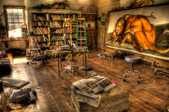 Walton Ford Painting Studio